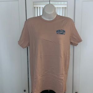 VOLCOM Dusty Pink/Peach Short Sleeve T-Shirt